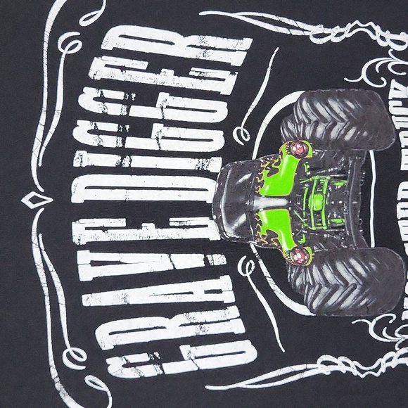 Grave Digger Monster Jam Monster Truck Shirt Size Small - Picture 3 of 9